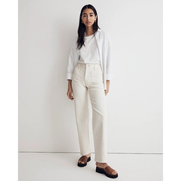 Madewell The Perfect Vintage Wide-Leg Jean In Vintage Canvas - Picture 1 of 9